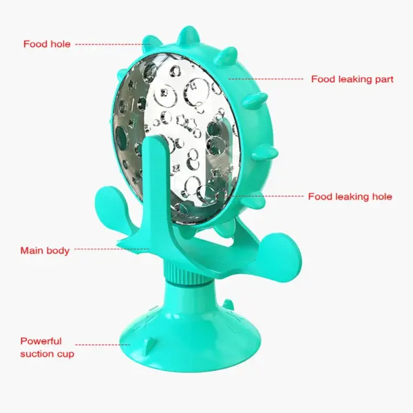 Hund Katze Fütterung Interaktive Rad Spielzeug Haustier Undichte Futter Training Ball Langsam Hund Feeder Lustige Hund Rad Haustier Produkte - Image 15