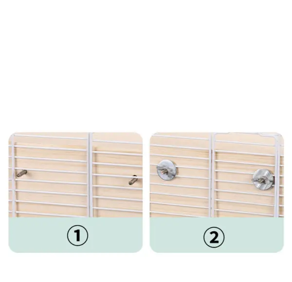 Wooden Bird House Nest Birds Breeding Box Pet Bird House Nest Bird Parrot Breeding Cages Pet Accessories Home Balcony Decoration - Image 10