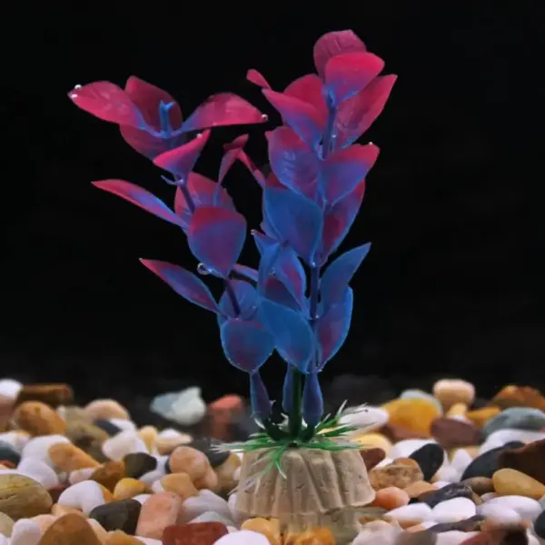 Artificial Aquarium Decor Plants Water Weeds Ornament Plastic Aquatic Plant Fish Tank Decorate Accessories Aquarium Accesories - Image 2