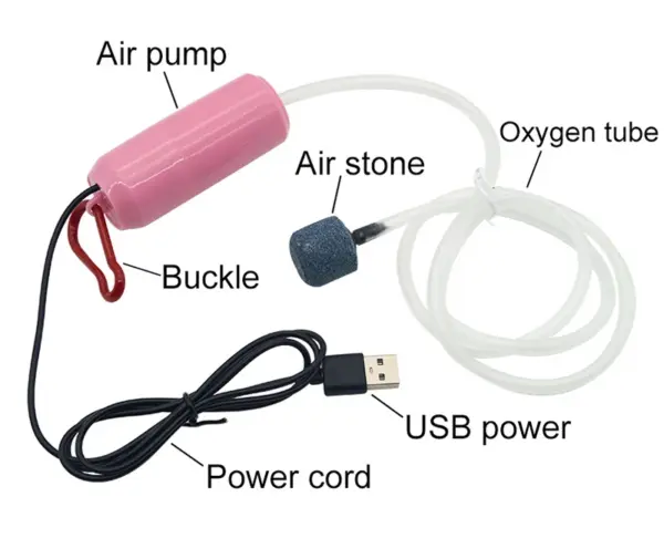 Aquarium USB Air Pump Fish Tank Silent Air Compressor Aquarium Portable Mini Oxygenator Oxygen Aerator Aquarium Accessories 5v - Image 13