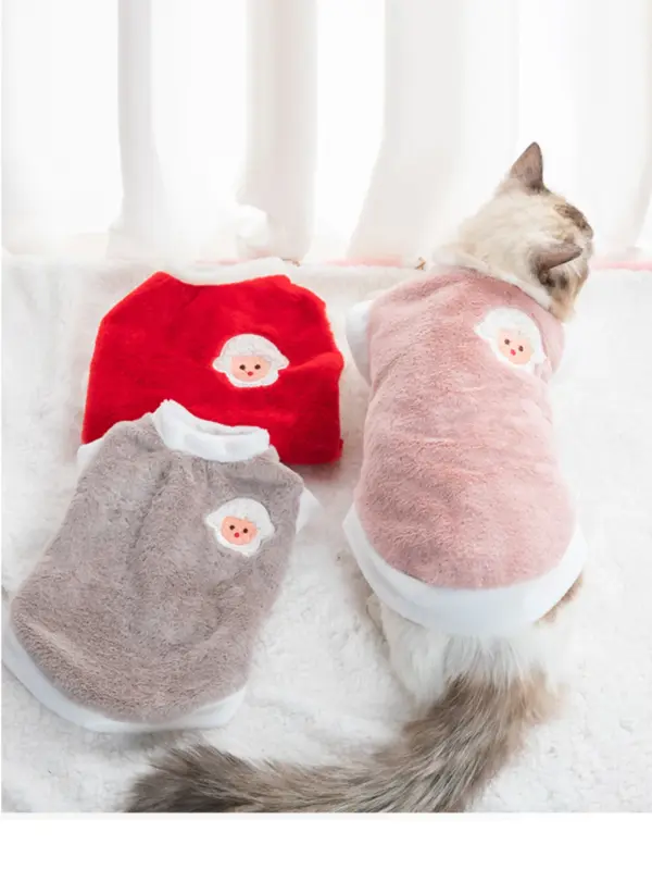 Soft Cat Clothes For Small Medium Dog Cats Pets Warm Kittens Clothes for Winter Kitten Small Kitten Stuff Clothing Vests - Image 10