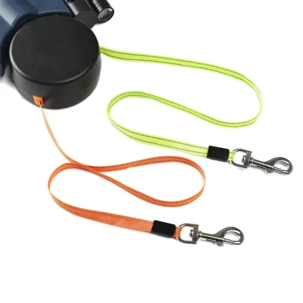 Retractable Dog Leash Lead For Small Dogs Cats Outdoor Walking With Lights Puppy Long Nylon Traction Rope Yorkshire Supplies - Image 6
