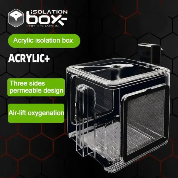 Aquarium Acrylic Fish Tank Breeder Box Isolation Box Detachable Fishbowl Ornamental Incubation Spawning Room Pneumatic Breeding - Image 2