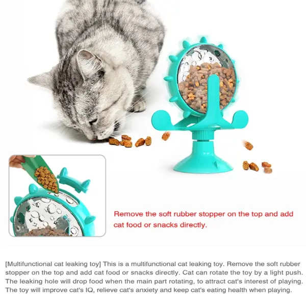 Hund Katze Fütterung Interaktive Rad Spielzeug Haustier Undichte Futter Training Ball Langsam Hund Feeder Lustige Hund Rad Haustier Produkte - Image 17
