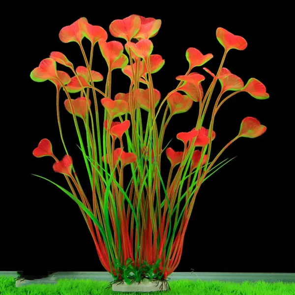 Lifelike Artificial Aquarium Plant Decorations - Vibrant Colors Ideal for All Fish Tanks Enhances Natural Aquatic Ambiance - Image 9