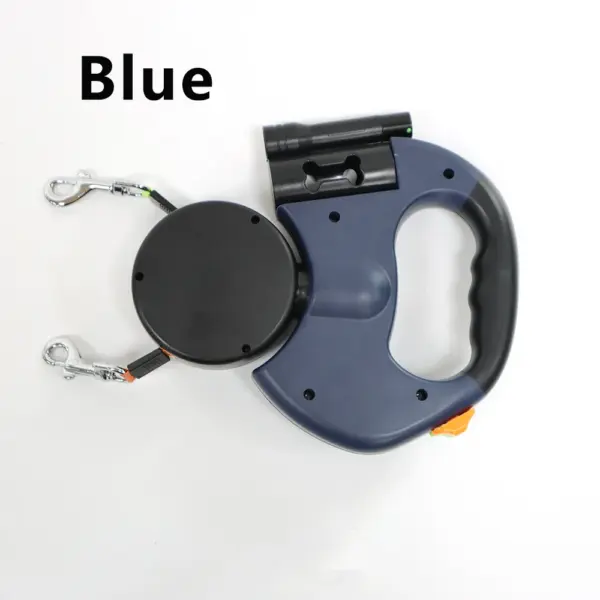 Retractable Dual Doggie Leash with LED Light, 360 Swivel No Tangle for Each Dog Independent Braking with 3M Reflective Leads - Image 9