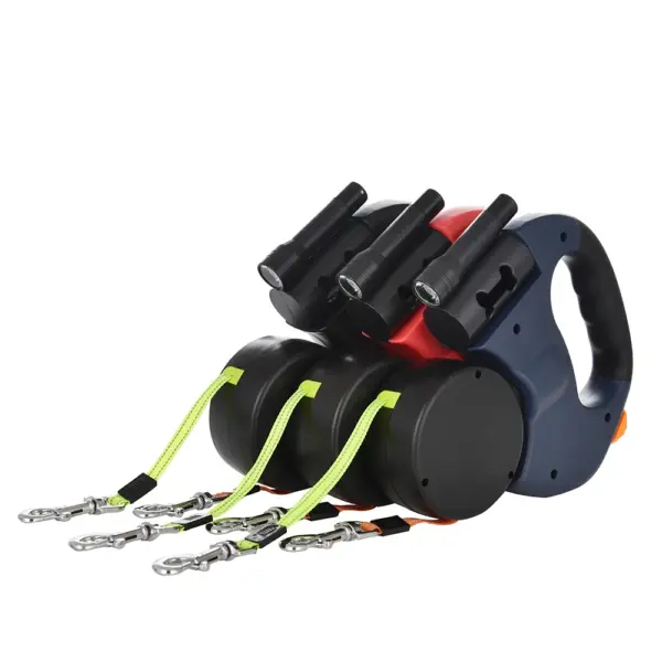 Retractable Dog Leash Lead For Small Dogs Cats Outdoor Walking With Lights Puppy Long Nylon Traction Rope Yorkshire Supplies - Image 9