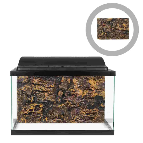 Background Rock Aquarium Backgrounds Reptile Tank Boards Glass Rocks Stone Landscape Photography Fish Pu Terrarium - Image 4