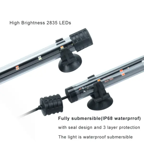 14-58CM Aquarium Light Fish Tank Submersible Light Lamp Waterproof Underwater LED Lights Aquarium Lighting - Image 3