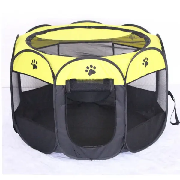 Tragbares, faltbares Katzenzelt, Katzenhaus, tragbar, zusammenklappbar, für Outdoor-Reisen, Haustierzelt, Katzen-/Hundekäfig, einfache Bedienung, große Katzen-/Hundezäune - Image 11