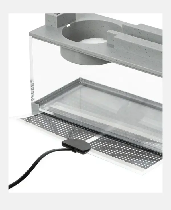 Kleines Aquarium, kreativer Nachahmungsstein, Landschaftsbau, Aquarium mit Filter, geräuschlose Wasserpumpe, Heim-Aquarium-Zubehör, Zubehör - Image 20