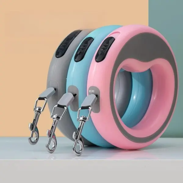 Automatic Retractable Dog Leash - Wear-resistant Pet Lead for Poodle Bichon Corgi Walking & Outing