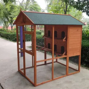 Manufacturer Outdoor Wooden Bird Cage Bird Nest Solid Wood  Cage  Cage  Nest Large  Breeding Special Cag