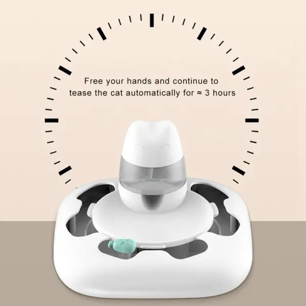 Katzen und Hunde spielen Partner Raubtier maschine interaktive Haustier Katze Spielzeug Puzzle Slow Food Training USB Aufladen Katzen futter Spielzeug Haustier sup - Image 5