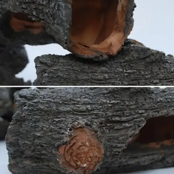 Aquarium Resin Hollow Tree Tunnel Cave Ornament Fish Shrimp Turtle Hiding Shelter Fish Tank Decorations Fishbowl Accessories - Image 8