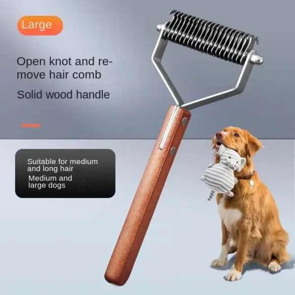 Pet Dog Brush Cat Comb Self Cleaning Pet Hair Remover Brush for Dogs Cats Grooming Tools Pets Dematting Comb Dogs Accessories - Image 7