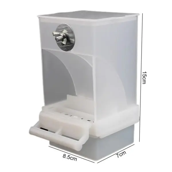 Automatic Parrot Feeder for Small Birds, PP, Convenient, Spacious, No Mess, Anti-Splash - Image 6