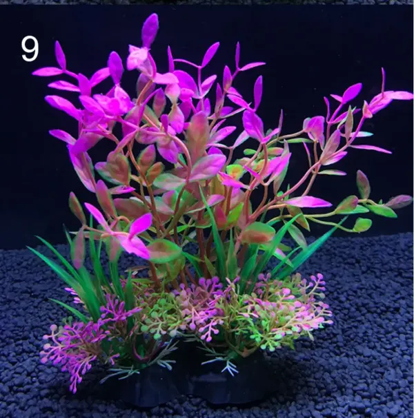 Aquarium decoration a variety of simulated plants aquatic plants aquatic plants aquarium plants decorative products - Image 9