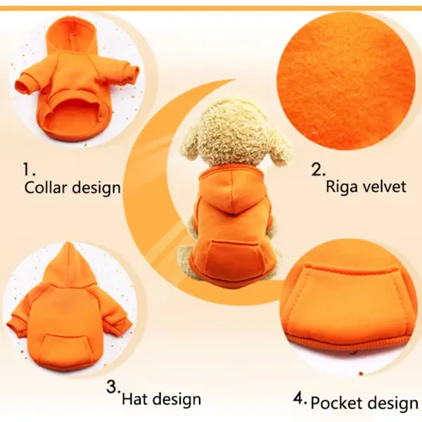 Fashion Pet Clothes For Dogs Coat Jackets Cotton Hoodies Dog Clothes Puppy Pet Overalls For Dogs Cat Clothing Pets Outfit S225 - Image 5