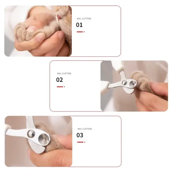 1PC Katze Nagelknipser Mit Runden Löchern Haustier Hund Und Katze Nagelknipser Anti-bleeding Katze Nagelknipser Anti-unfall Verletzungen - Image 17