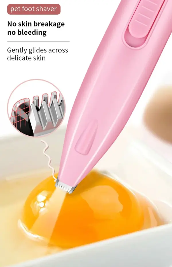 Hund Haar Trimmer Elektrische Hund Cutter Professionelle Pet Fuß Haar Trimmer Katze Pflege Friseur Schere Butt Ohr Pedikator - Image 11