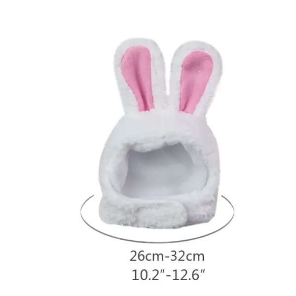 Niedlichen Bären Kaninchen Kapuze Haustier Katze Hund Zubehör Cosplay Katze Hut Winter schöne Neujahr Welpen Kopf bedeckung weichen Samt Haustiere Lieferungen - Image 12