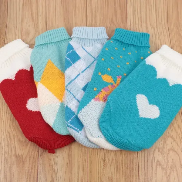 Cat Clothes Gatos Sweater Pet Dog Clothing for Small Medium Puppy Dogs Cats Winter Warm Coat Teddy Pug Jacket Soft Vest New - Image 23