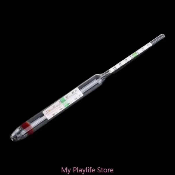 Aquarium Glass Hydrometer Fish Tank Water Temperature Thermometer for Saltwater Marine Aquariums 1.000-1.060 - Image 2