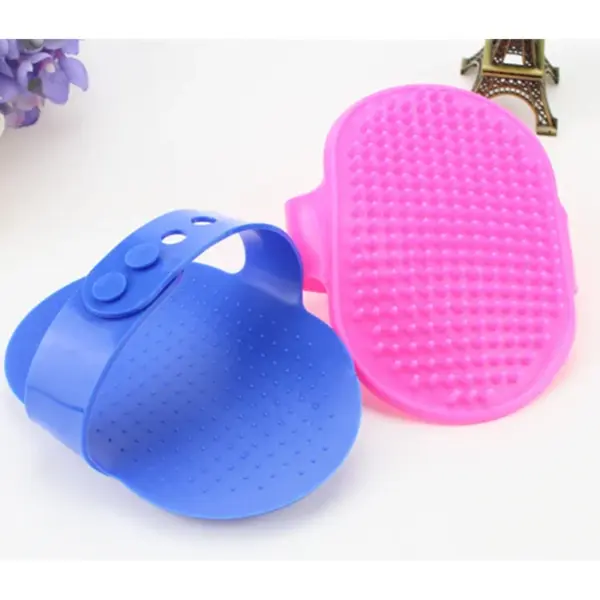 Hund Katze Bad Pinsel Pet Kamm Gummi Handschuh Haar Pelzfellpflege Massieren Massage Handschuh Pet Dusche Hund Bürsten Drop Verschiffen - Image 5
