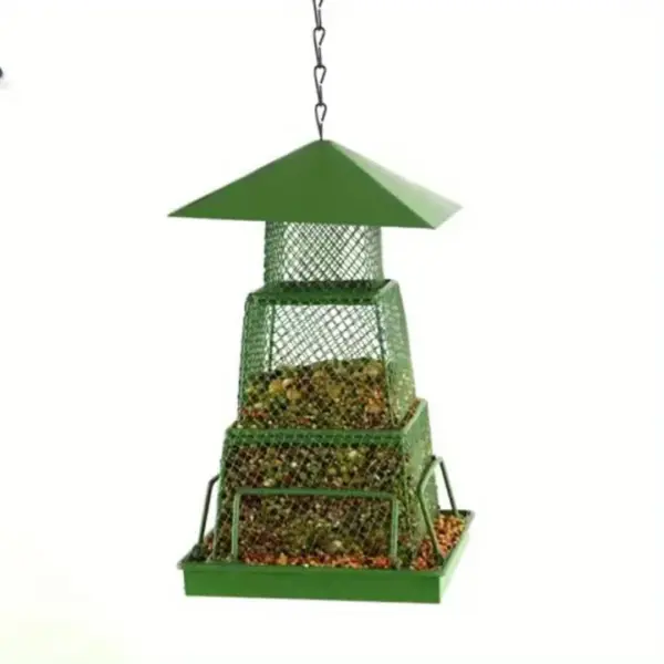 Heavy duty outdoor bird eater - metal mesh design, perfect for Cardinals and wild birds, garden and yard decorations - Image 7