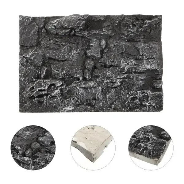 Background Rock Aquarium Backgrounds Reptile Tank Boards Glass Rocks Stone Landscape Photography Fish Pu Terrarium - Image 11