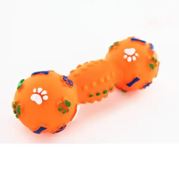 Kunststoff Knochen Hund Spielzeug Haustier Katze Spielzeug für Hunde Hantel Interaktive Squeeze Squeaky Pet Kauen Spielzeug Pet Sound Hunde Spielzeug - Image 4
