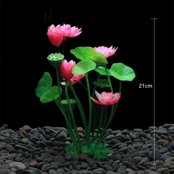 Kunstrasen Aquarium Ornament Pflanzen Wasserpflanze Kunststoff für Aquarium Zubehör Simulation Wasserpflanze - Image 5