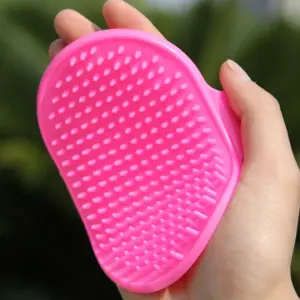 Hund Katze Bad Pinsel Pet Kamm Gummi Handschuh Haar Pelzfellpflege Massieren Massage Handschuh Pet Dusche Hund Bürsten Drop Verschiffen