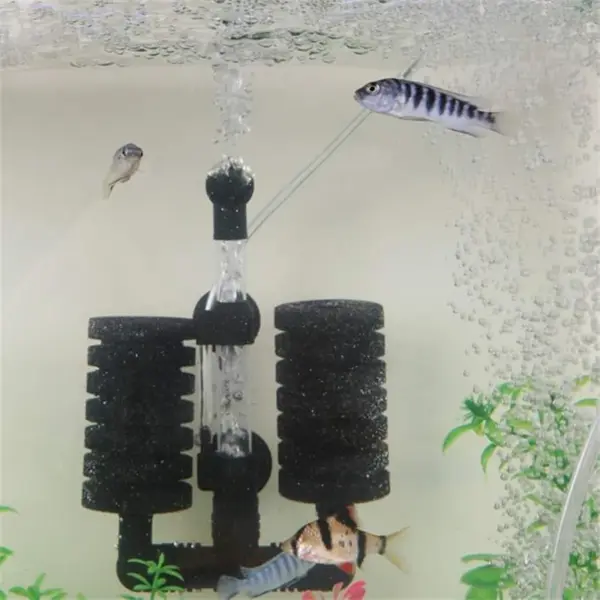 Aquarium Filter For Aquarium Fish Tank Air Pump Skimmer Biochemical Sponge Filter Aquarium Bio Filter Practical - Image 2