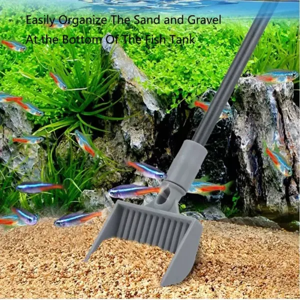 Aquarium Aquarien Reinigungswerkzeuge Kit Algen Tank Reiniger Set Aquarium Reiniger Aquarium Netz Schaber Schwamm Zubehör - Image 2