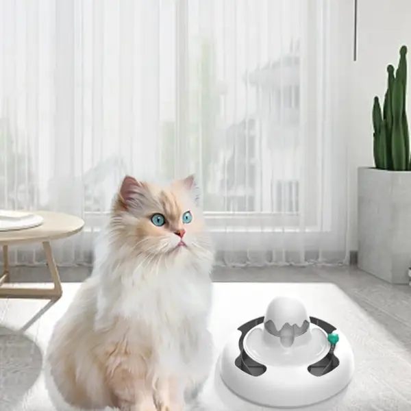 Katzen und Hunde spielen Partner Raubtier maschine interaktive Haustier Katze Spielzeug Puzzle Slow Food Training USB Aufladen Katzen futter Spielzeug Haustier sup - Image 8