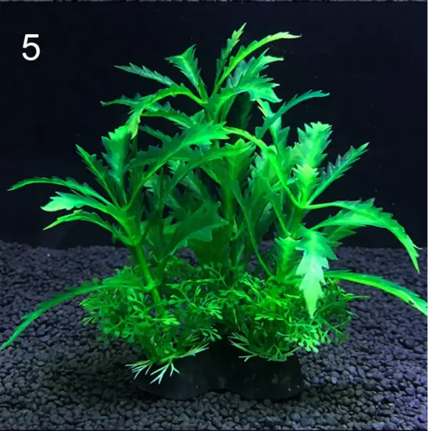 Aquarium decoration a variety of simulated plants aquatic plants aquatic plants aquarium plants decorative products - Image 17
