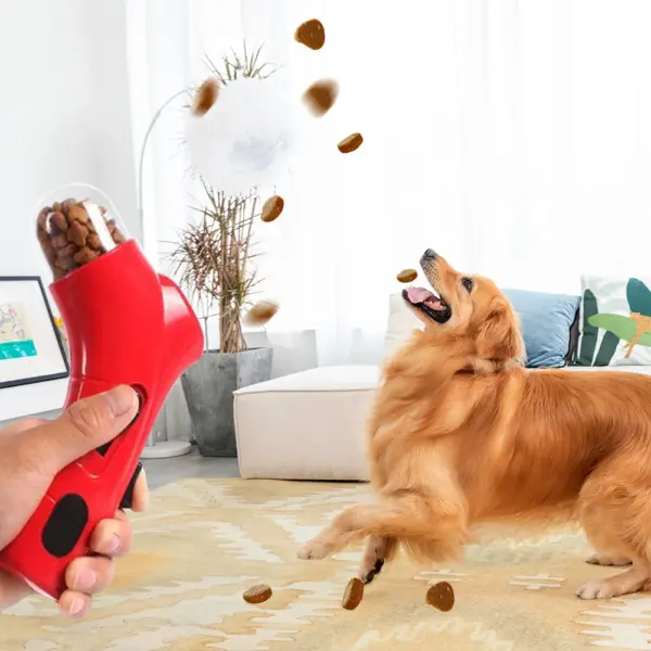 Hundefutter-Trainingsausrüstung, tragbar, interaktiv, zur Behandlung von Tiernahrung, Spender, Launcher-Pistole, Haustier-Snack-Feeder-Werkzeug, Haustierbedarf - Image 11