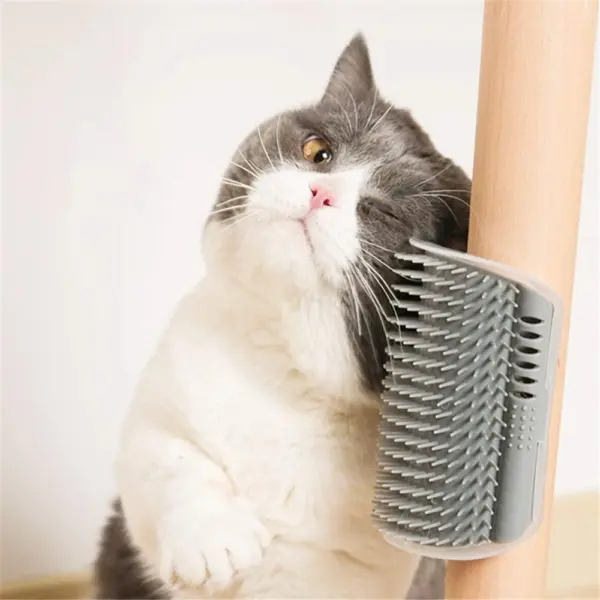 Cats Groomer Self Brush Corner Dog Massage Self Comb Wall Corner Rubs Catnip The Face With A Tickling Comb Pet Grooming Supply - Image 17