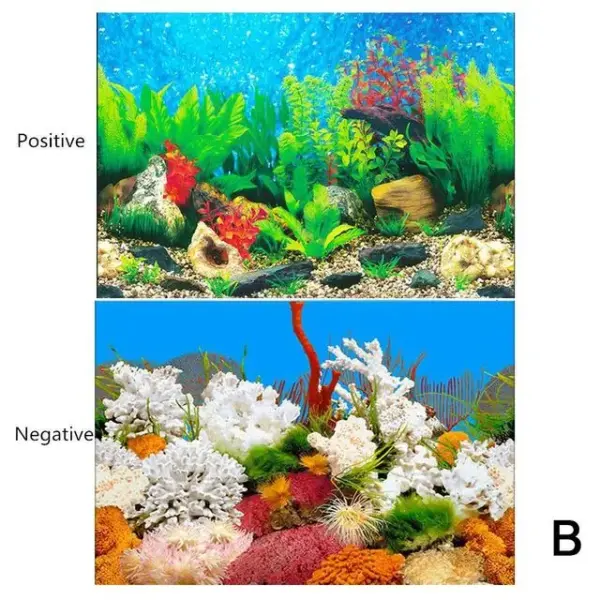Aquarium Hintergrund Dekoration Aufkleber Aquarium Landschaft Aufkleber Poster Hintergrund für Aquarium Ozean Pflanze Aquascape Malerei - Image 10