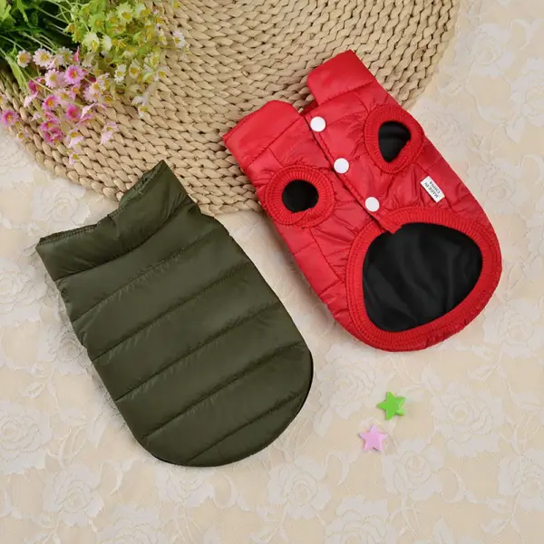 Winter Cat Clothes Warm Puppy Cats Coat Vest Soft Pet Down Jacket Outfit For Small Medium Dogs Cats Kitten Pets Costume Clothing - Image 2