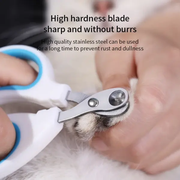 Professionelle Katzen-Nagelknipser für kleine Katzen und Hunde, Edelstahl, Welpenkrallenschneider, Haustier-Nagelpflege-Knipser, Trimmer - Image 5