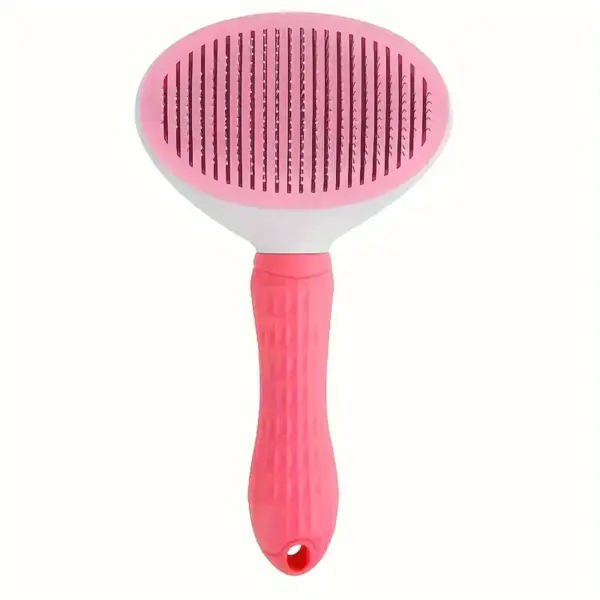 Dog brush, cat brush, self-cleaning pet brush for combing long and short hair dogs, cats, rabbits, etc. to remove loose hair - Image 8