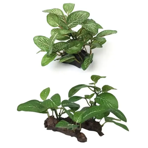 Realistic Faux Silk Aquarium Ficus Tree Fish Tank Grass Fake Artificial Plants Plastic Decor Ornament Artificial Aquarium Plants - Image 10