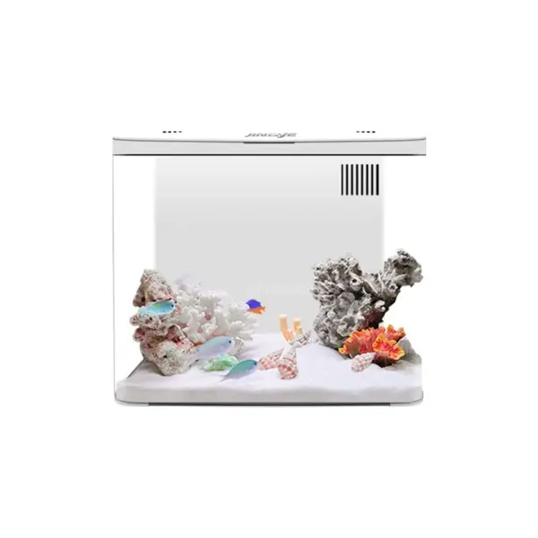 USB 5L Aquarium Fish Tank No Water Change Self-circulating Ecological Fish Tank with Slient Pump Led Lamp for Office Home - Image 2