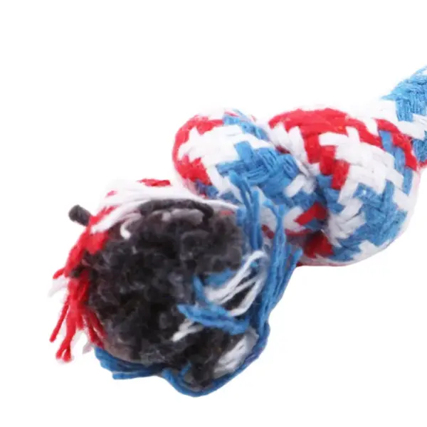 Kauspielzeug für Hunde, Welpe, buntes Baumwollknoten-Spielzeug, Juguetes Para Perro, langlebiges geflochtenes Knochenseil, lustiges Werkzeug, IX dul Apa - Image 12