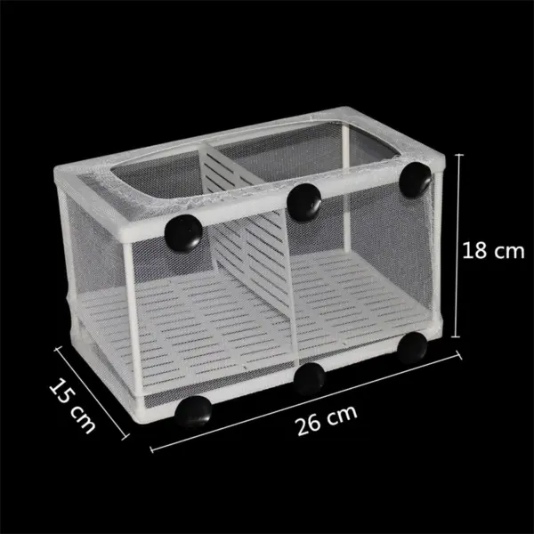 Aquarium Fisch Zucht Züchter Box Baby Fisch Brüterei Isolation Net Aquarium Inkubator Box Hängen Aquarium Zubehör Liefert - Image 8