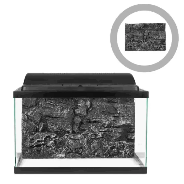 Background Rock Aquarium Backgrounds Reptile Tank Boards Glass Rocks Stone Landscape Photography Fish Pu Terrarium - Image 2