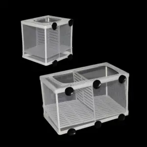 Aquarium Fisch Zucht Züchter Box Baby Fisch Brüterei Isolation Net Aquarium Inkubator Box Hängen Aquarium Zubehör Liefert